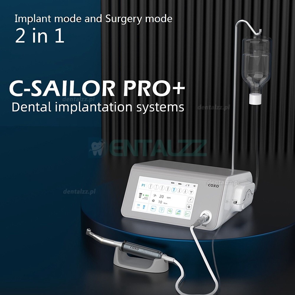 YUSENDENT COXO C-Sailor Pro+ System silnika chirurgii implantu dentystycznego z 2-częściową kątnicą LED